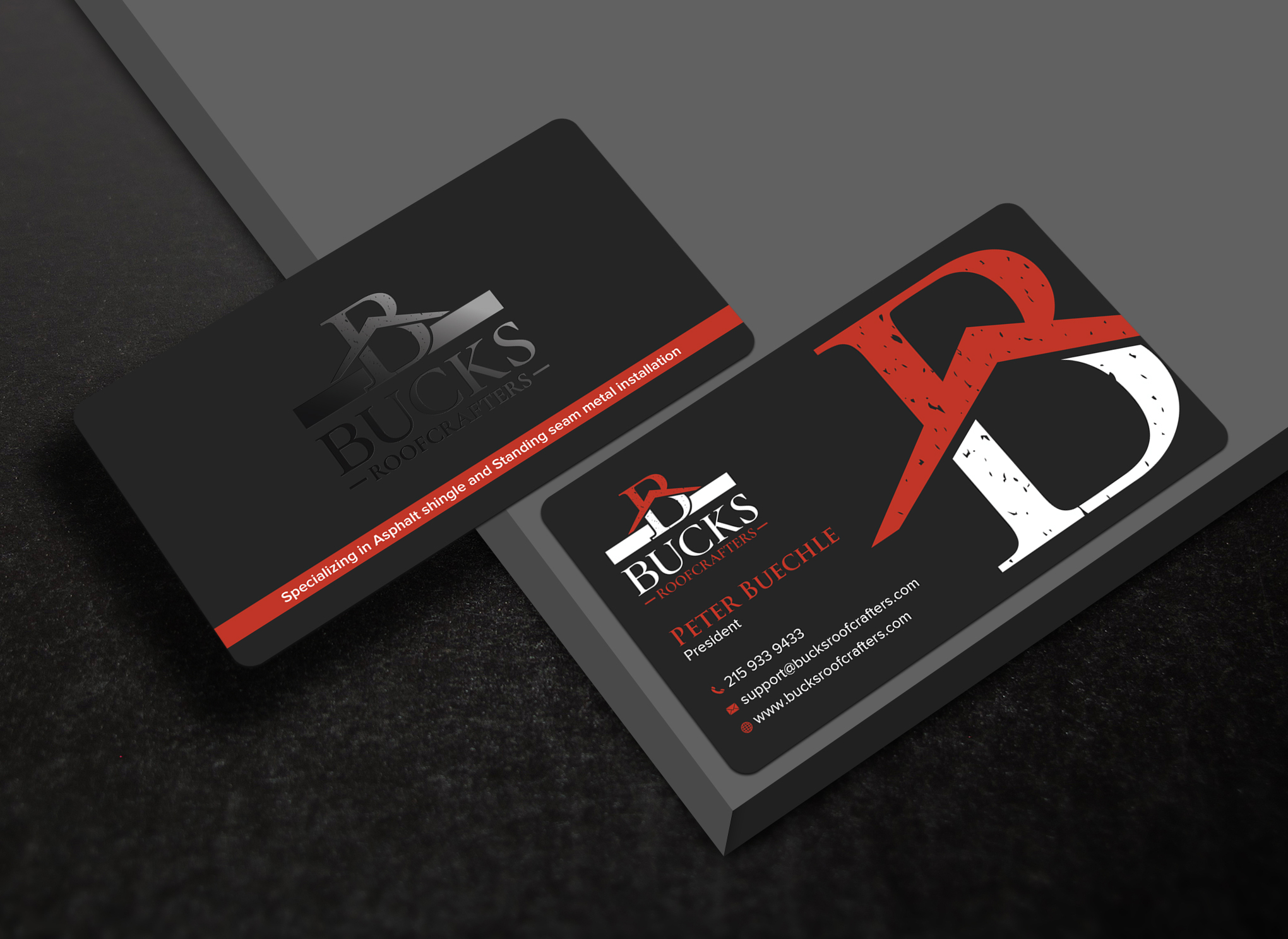 Business Card Design by Uttom 2 for woodsmith construction,llc | Design #35360716