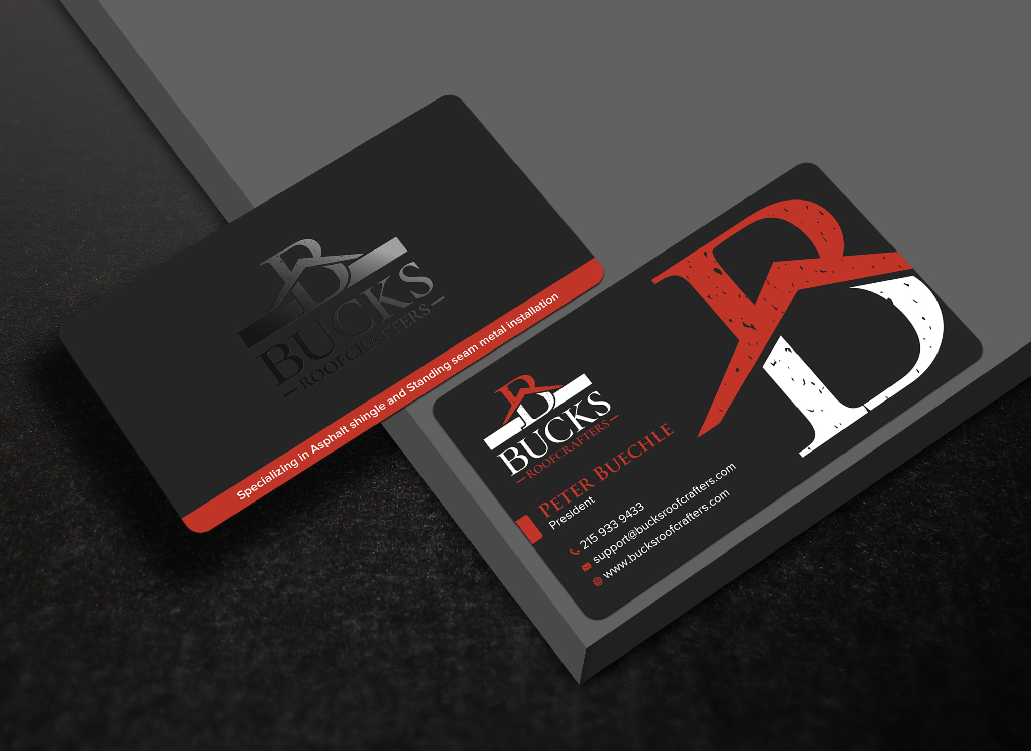 Business Card Design by Uttom 2 for woodsmith construction,llc | Design #35361245