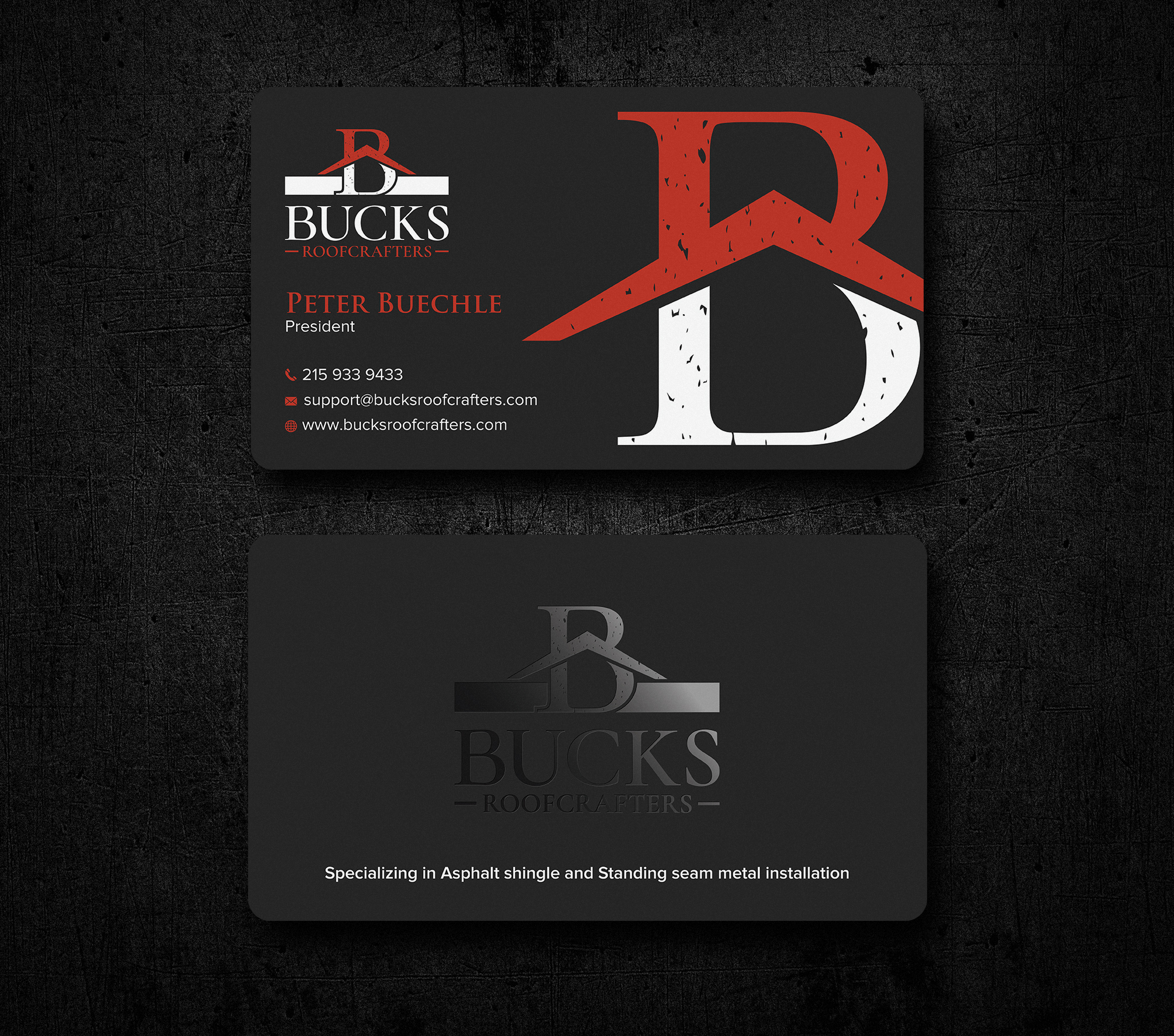 Business Card Design by Uttom 2 for woodsmith construction,llc | Design #35361246