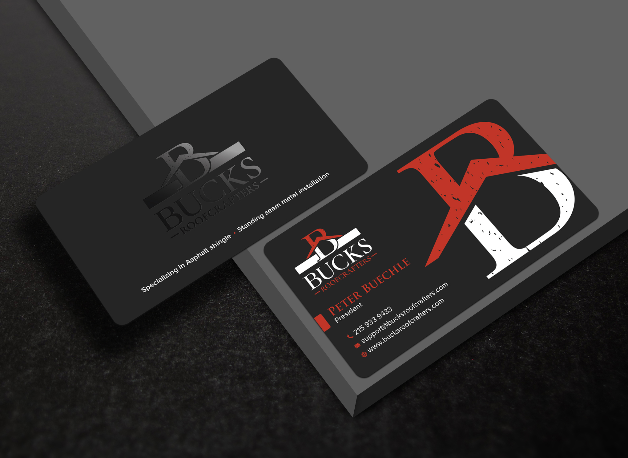 Business Card Design by Uttom 2 for woodsmith construction,llc | Design #35361277