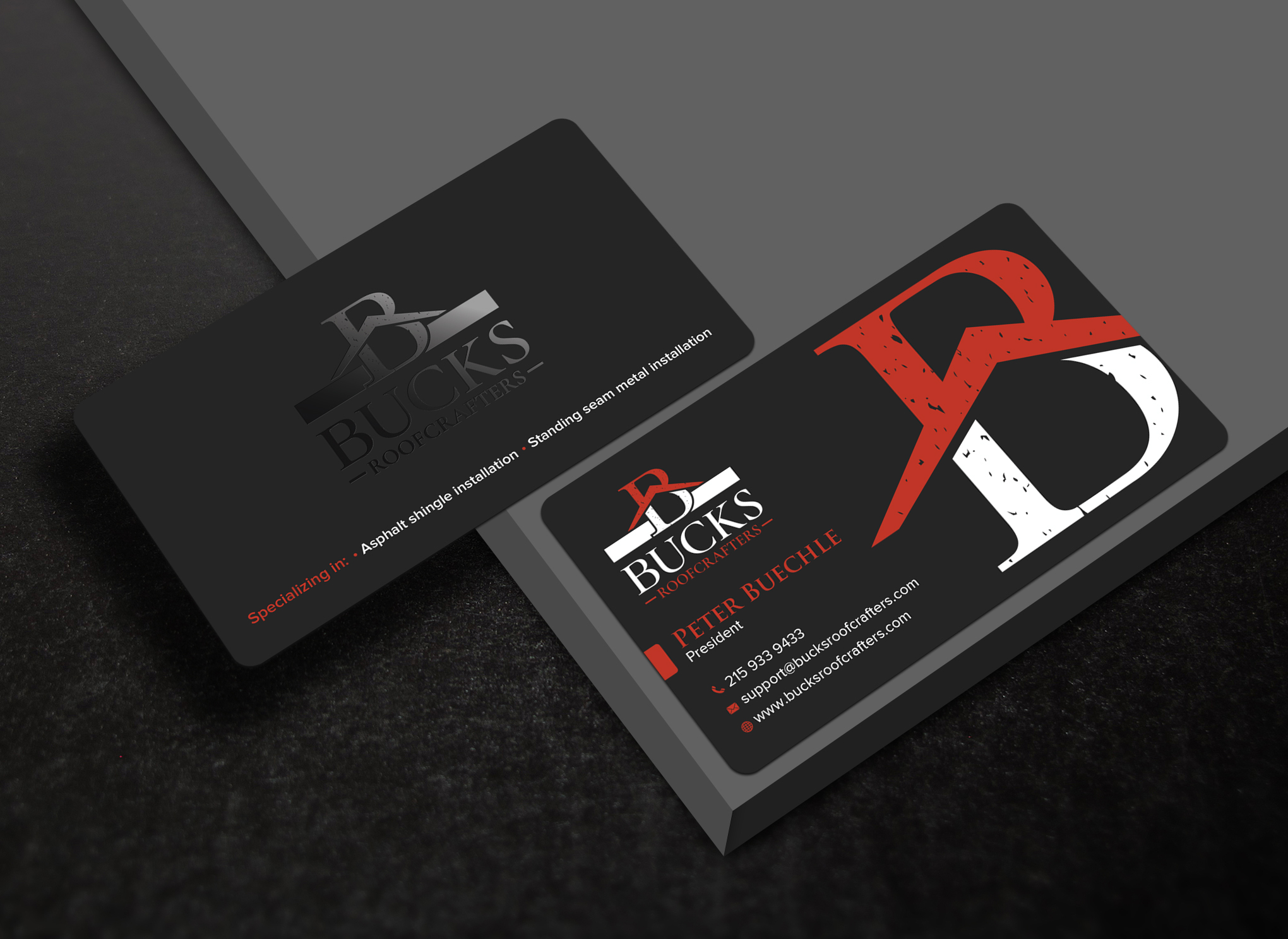 Business Card Design by Uttom 2 for woodsmith construction,llc | Design #35366799