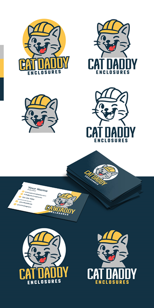 Logo Design by Jelena B for Cat Daddy Enclosures | Design: #35452152