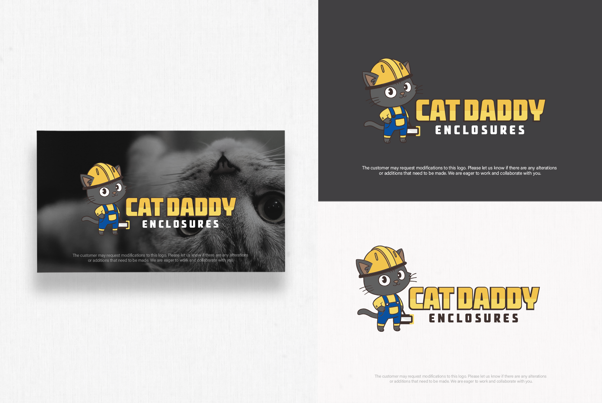 Logo Design by Senpachie for Cat Daddy Enclosures | Design #35359598
