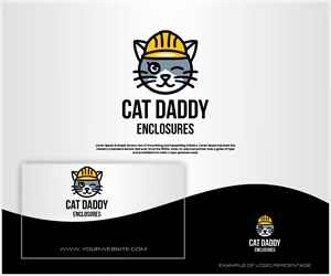 Logo Design by manggawkwk for Cat Daddy Enclosures | Design: #35363075