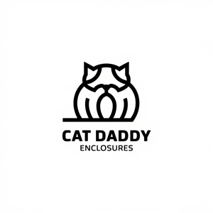 Logo Design by Ar_nisam_usman for Cat Daddy Enclosures | Design: #35363280