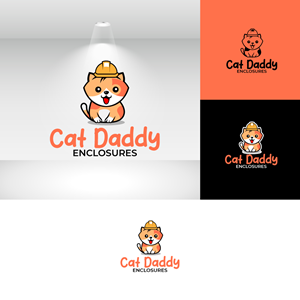 Logo Design by YourLogoMaster for Cat Daddy Enclosures | Design: #35367558