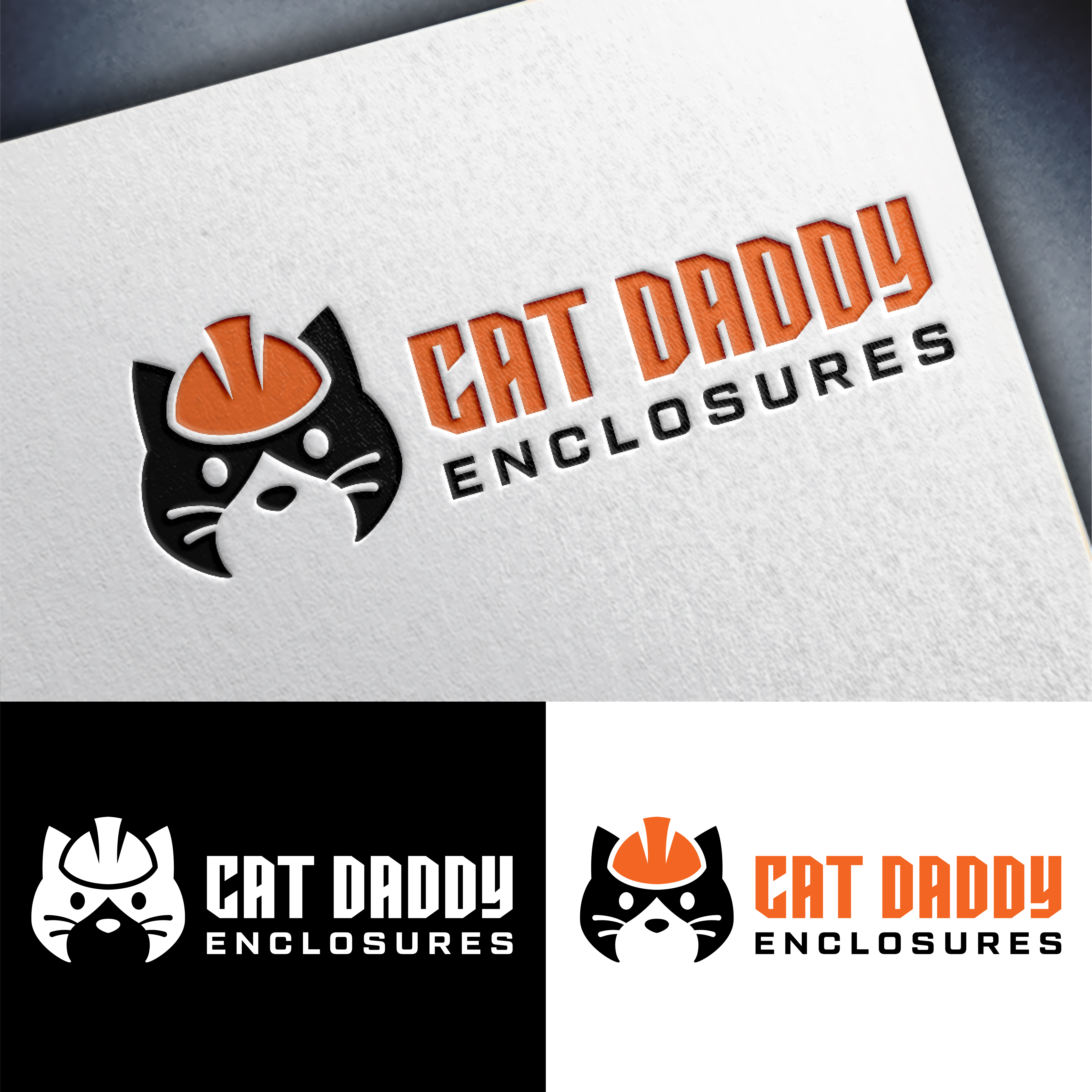 Design de Logo par John Mark Arts pour Cat Daddy Enclosures | Design #35407415