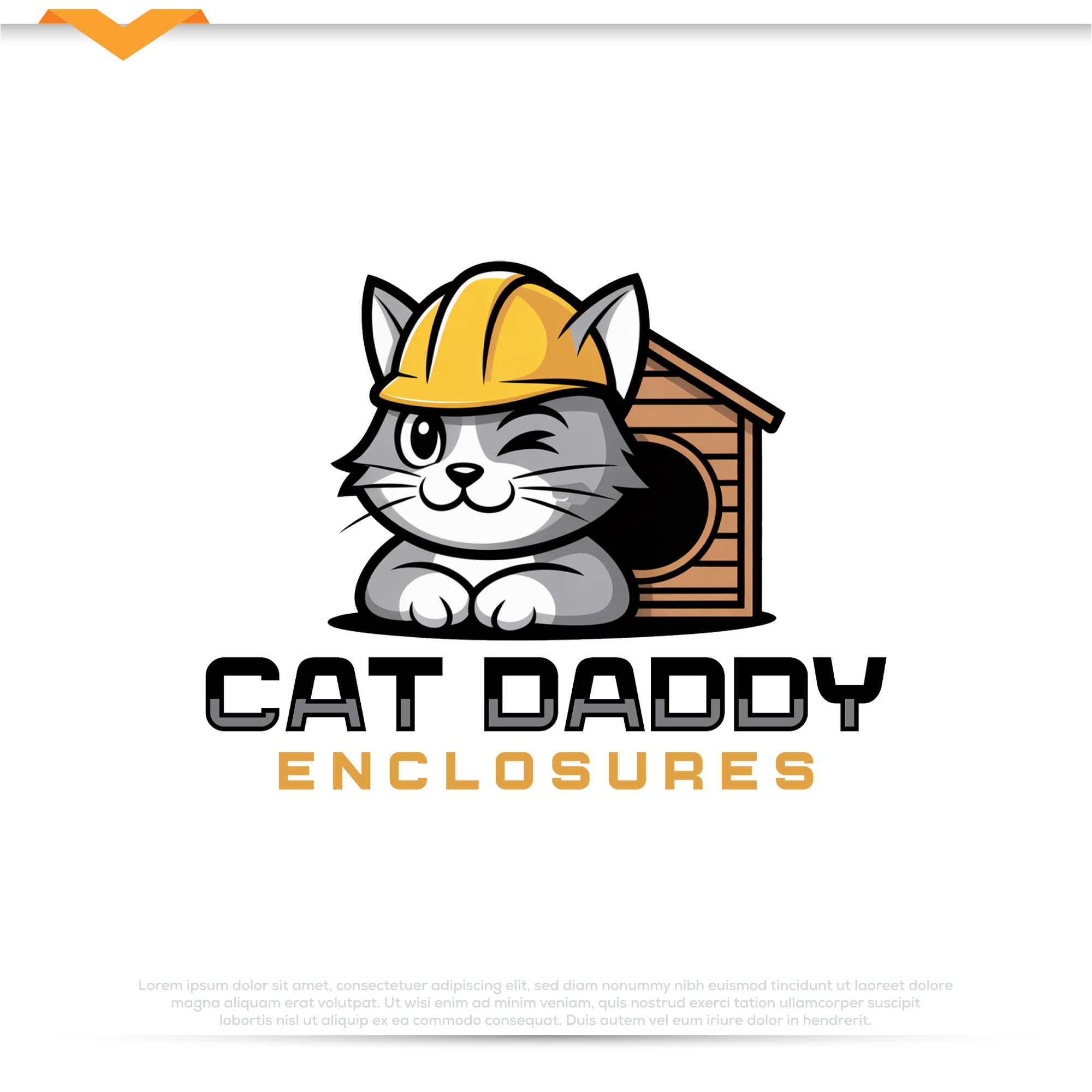 Logo Design by Pilot_DesignR™ for Cat Daddy Enclosures | Design #35358239
