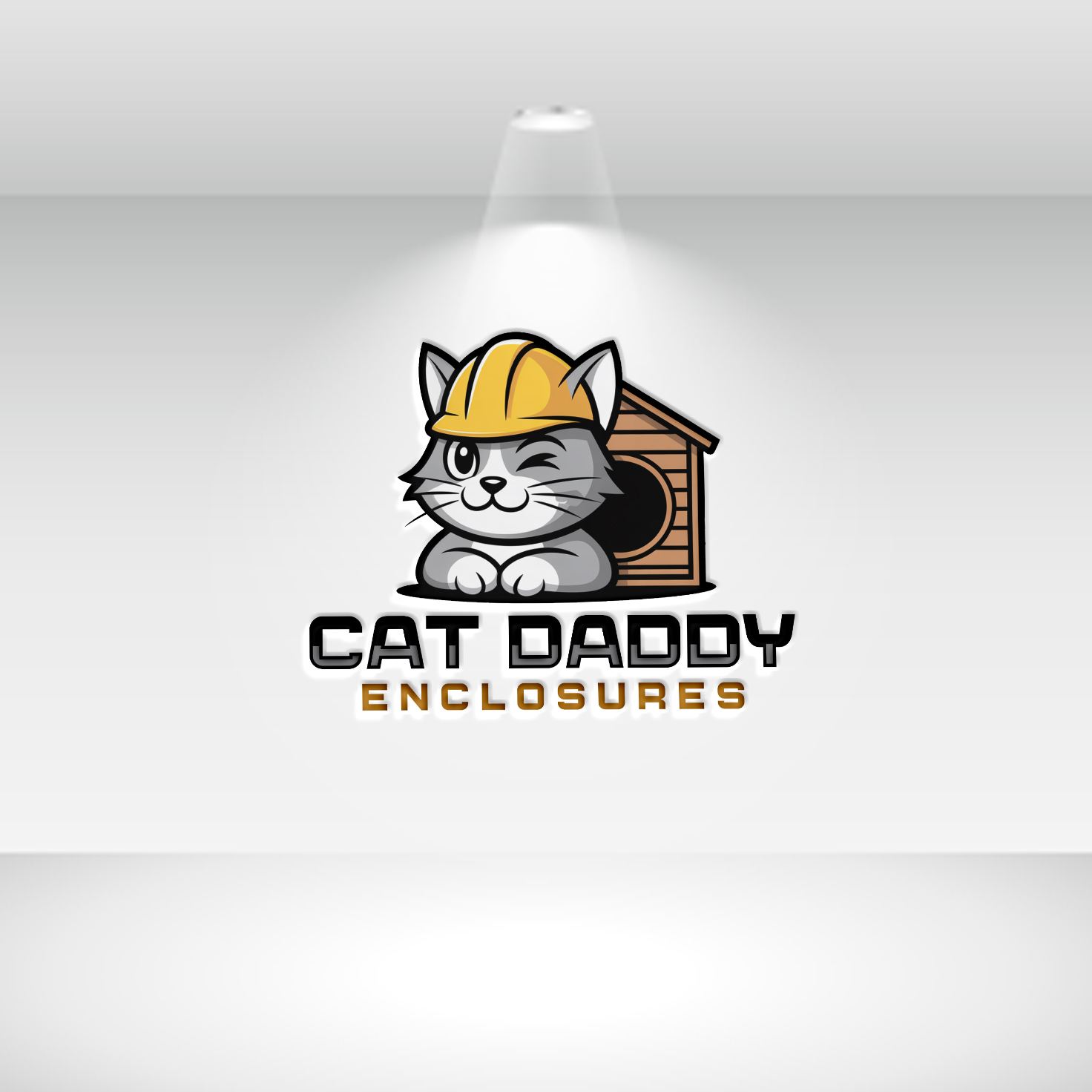 Logo Design by Pilot_DesignR™ for Cat Daddy Enclosures | Design #35358240