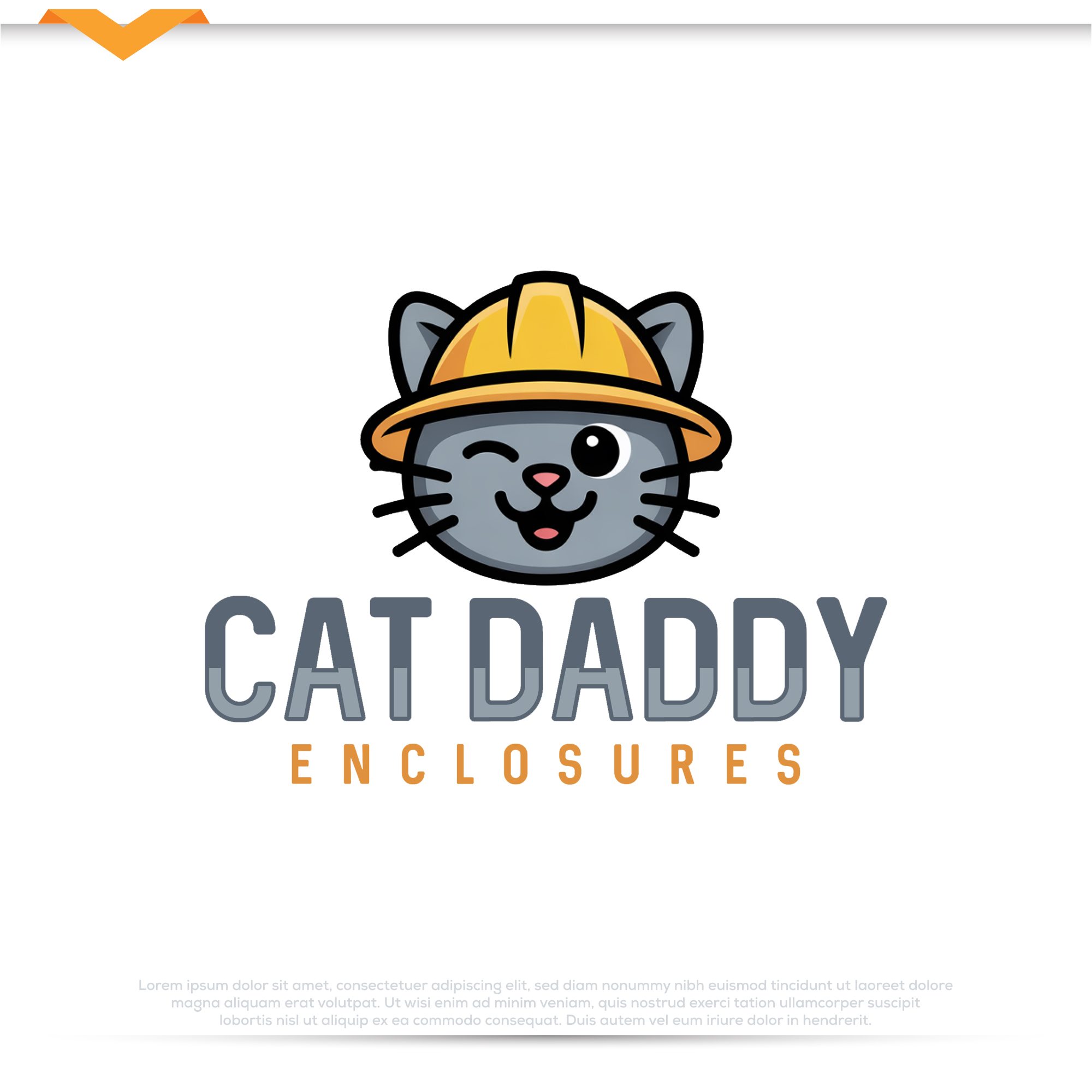 Logo Design by Pilot_DesignR™ for Cat Daddy Enclosures | Design #35358248