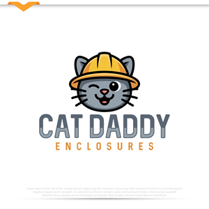 Logo Design by Pilot_DesignR™ for Cat Daddy Enclosures | Design: #35358248