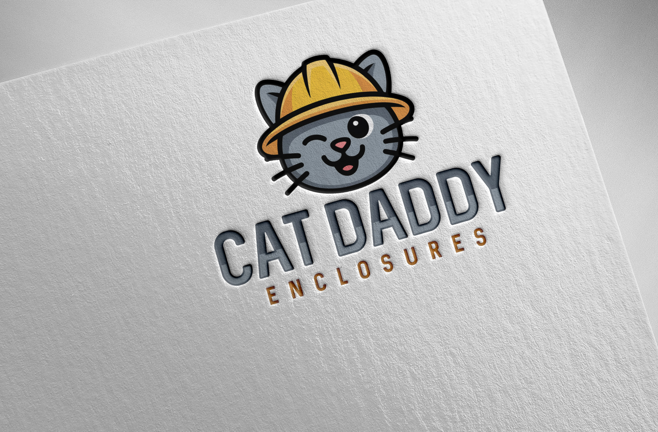 Logo Design by Pilot_DesignR™ for Cat Daddy Enclosures | Design #35358250