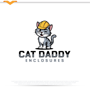 Logo Design by Pilot_DesignR™ for Cat Daddy Enclosures | Design: #35358253