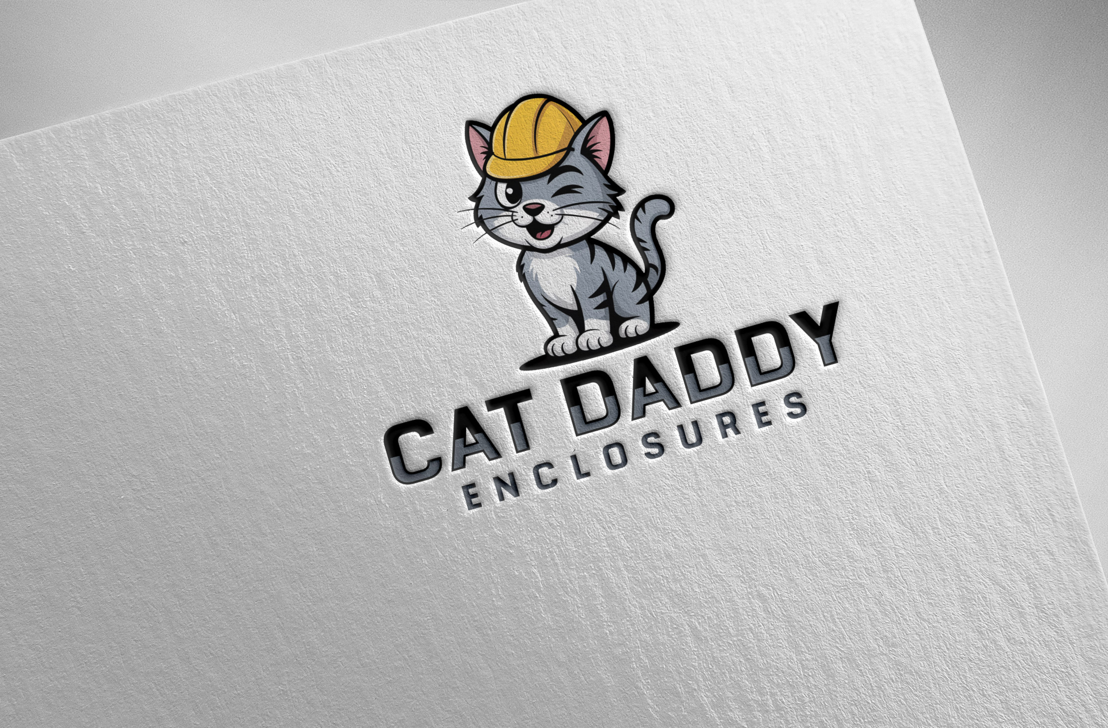 Logo Design by Pilot_DesignR™ for Cat Daddy Enclosures | Design #35358255