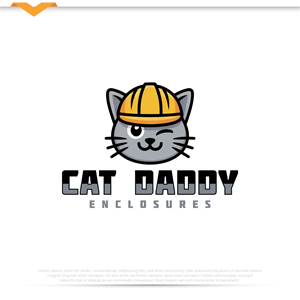 Logo Design by Pilot_DesignR™ for Cat Daddy Enclosures | Design: #35358257