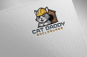 Logo Design by Pilot_DesignR™ for Cat Daddy Enclosures | Design: #35387374