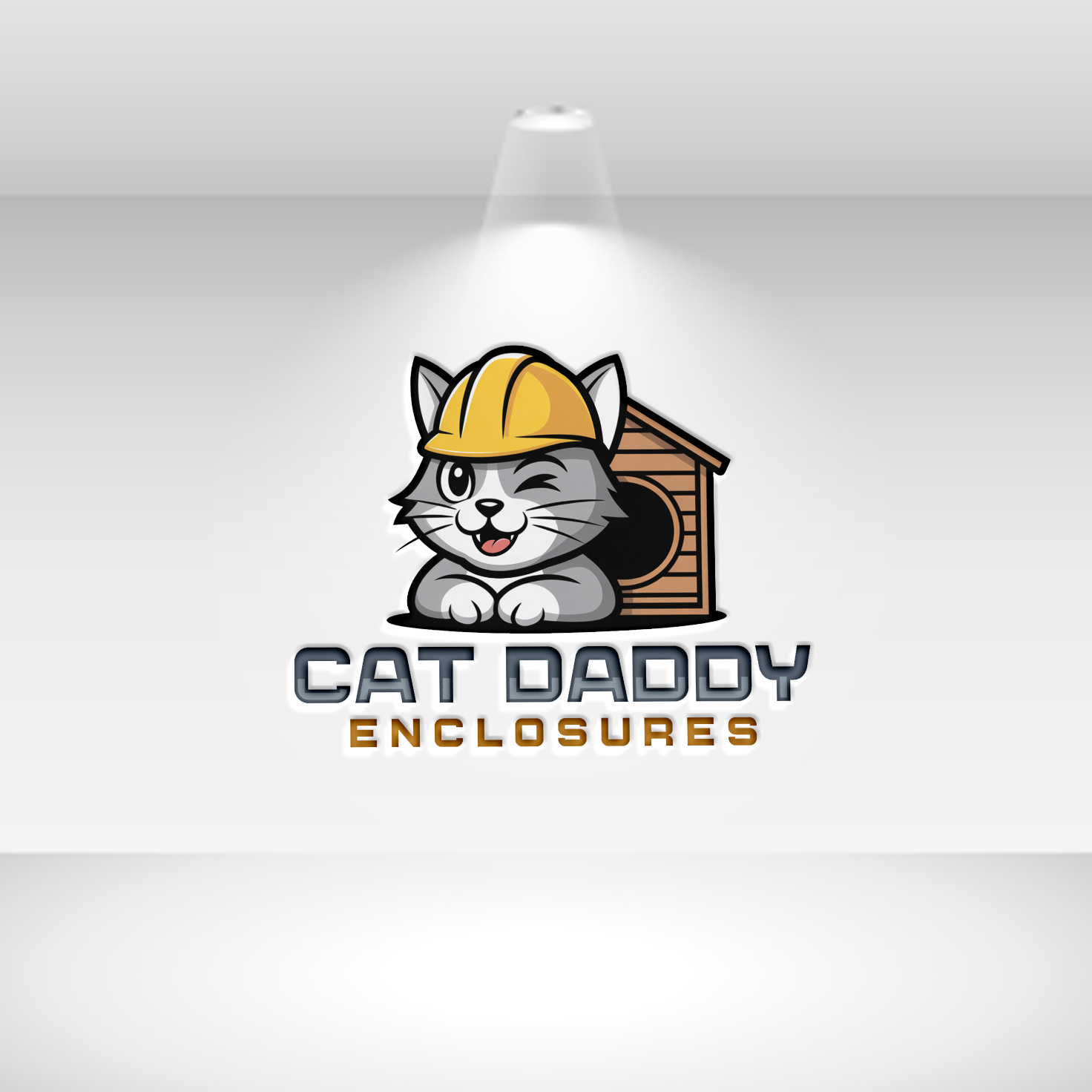 Logo Design by Pilot_DesignR™ for Cat Daddy Enclosures | Design #35387375
