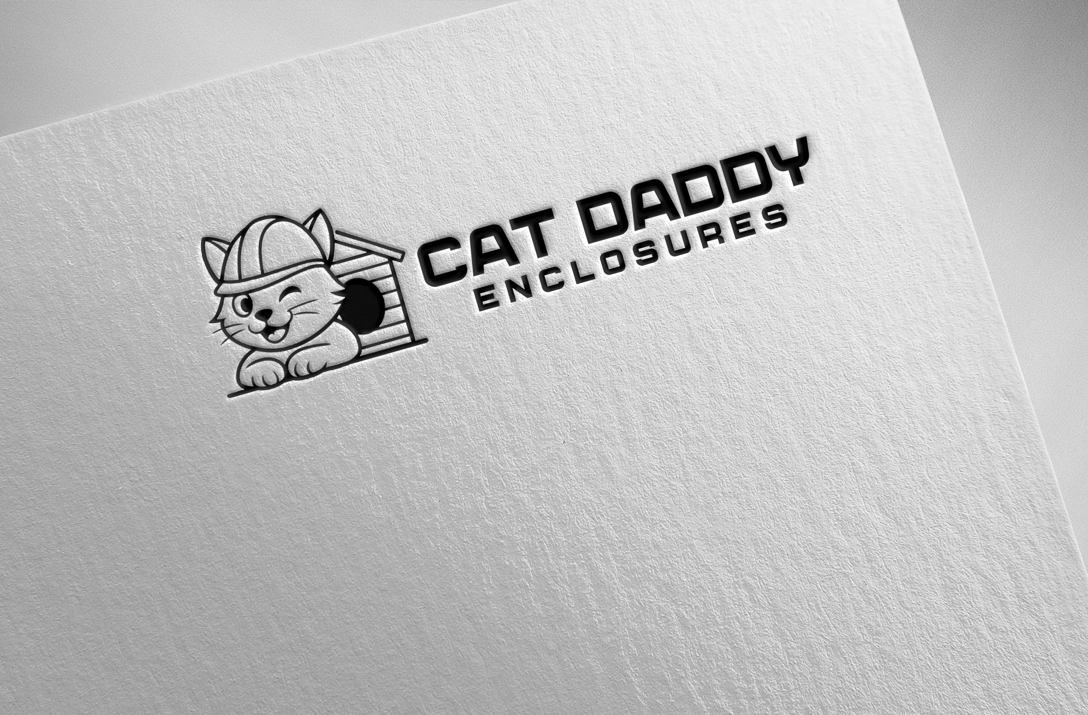 Logo Design by Pilot_DesignR™ for Cat Daddy Enclosures | Design #35408051