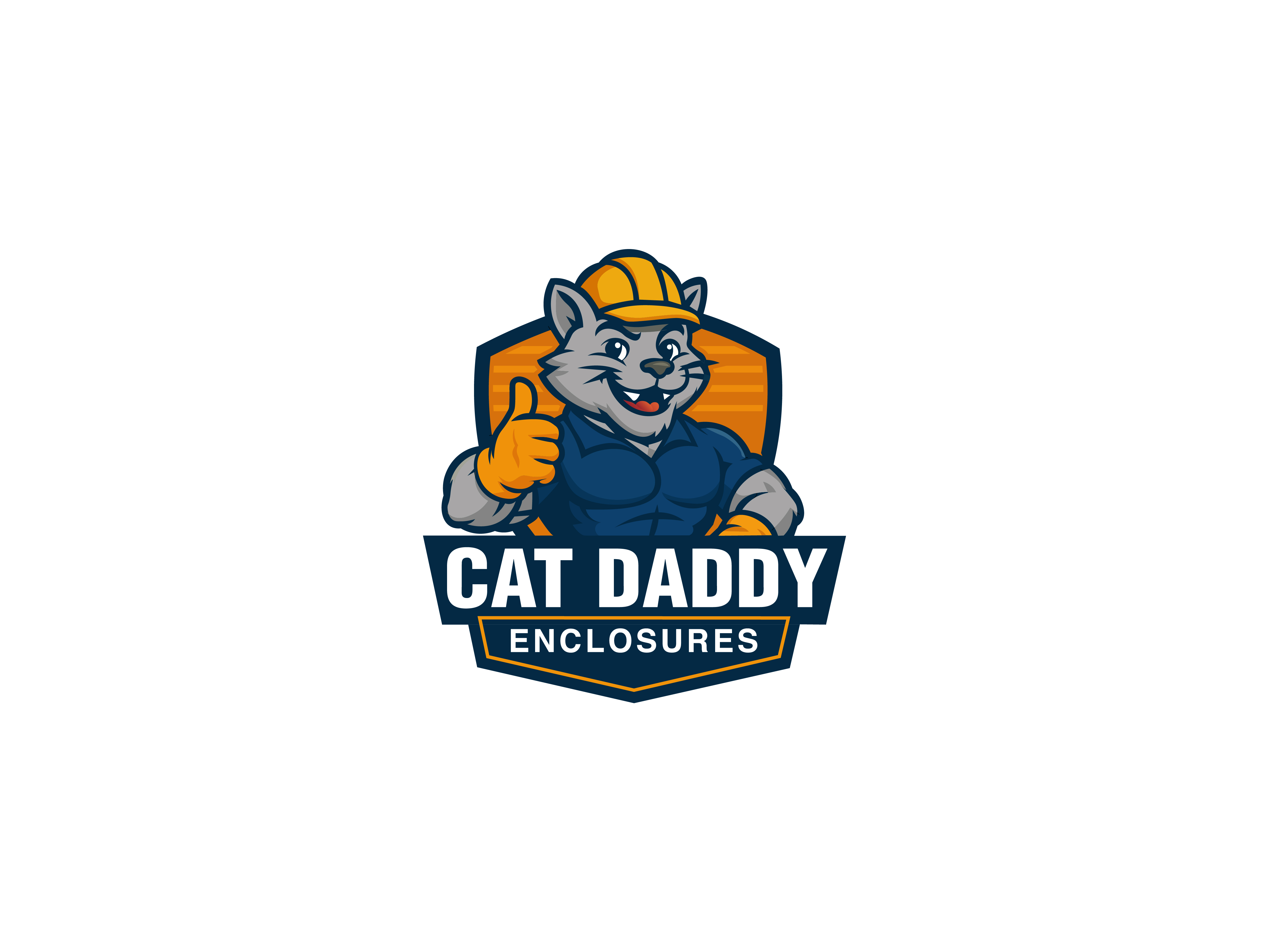 Logo Design by Emjey Designs for Cat Daddy Enclosures | Design #35376664
