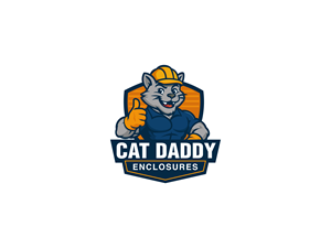 Logo Design by Emjey Designs for Cat Daddy Enclosures | Design: #35376664