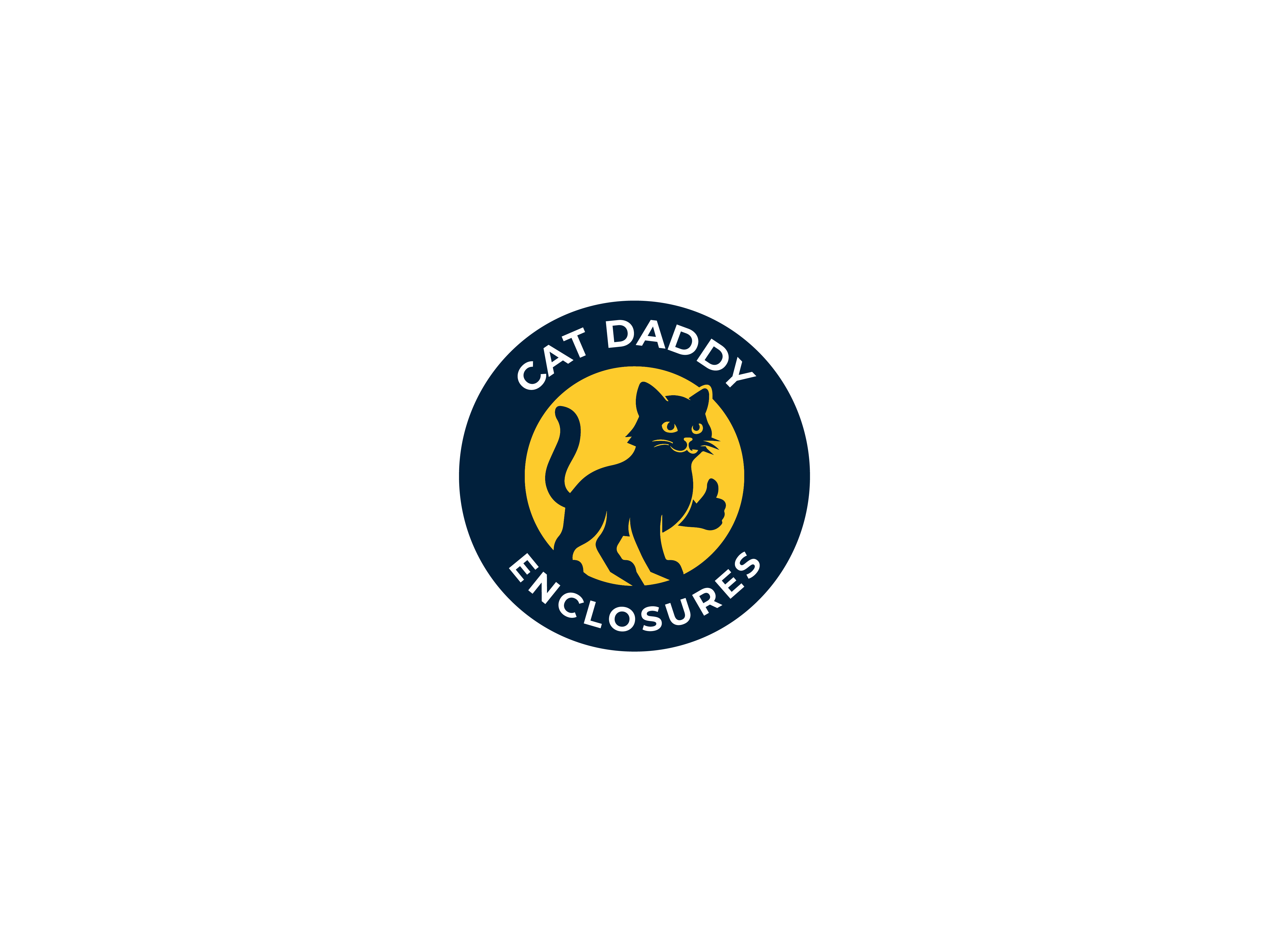 Logo Design by Emjey Designs for Cat Daddy Enclosures | Design #35382955