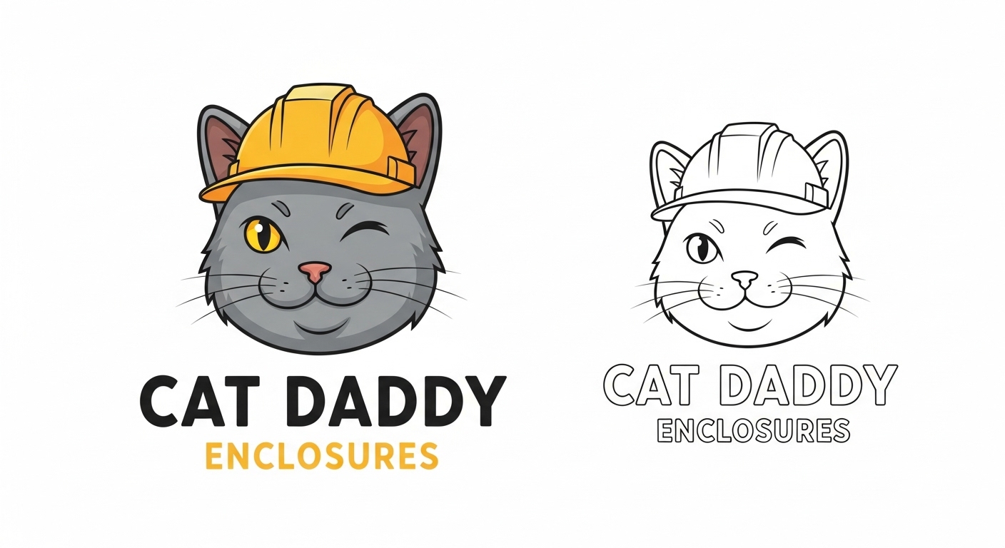 Logo-Design von designs by Dylan für Cat Daddy Enclosures | Design #35356321