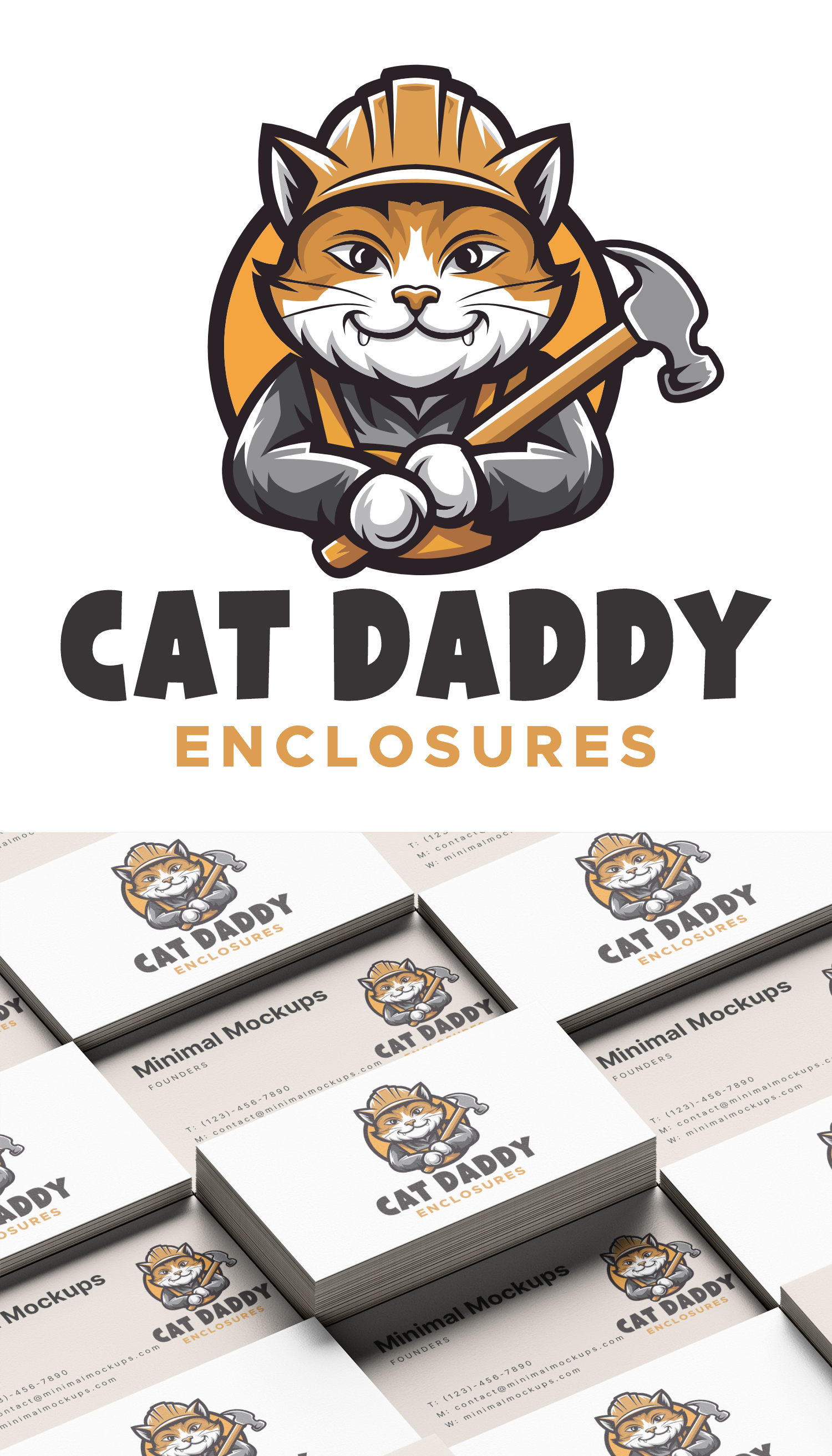 Diseño de Logo por Crows Design para Cat Daddy Enclosures | Diseño #35364344