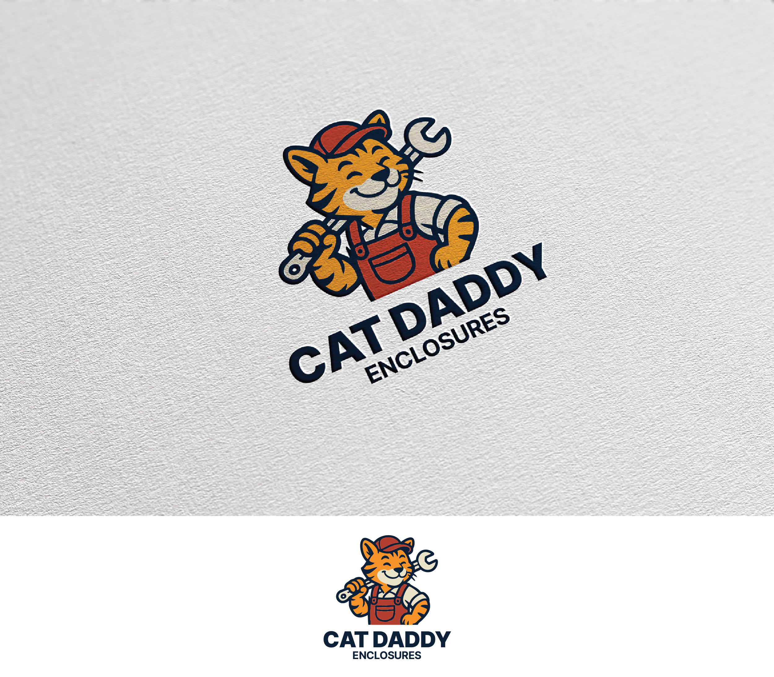 Logo Design by Afsana_Hoque for Cat Daddy Enclosures | Design #35360499