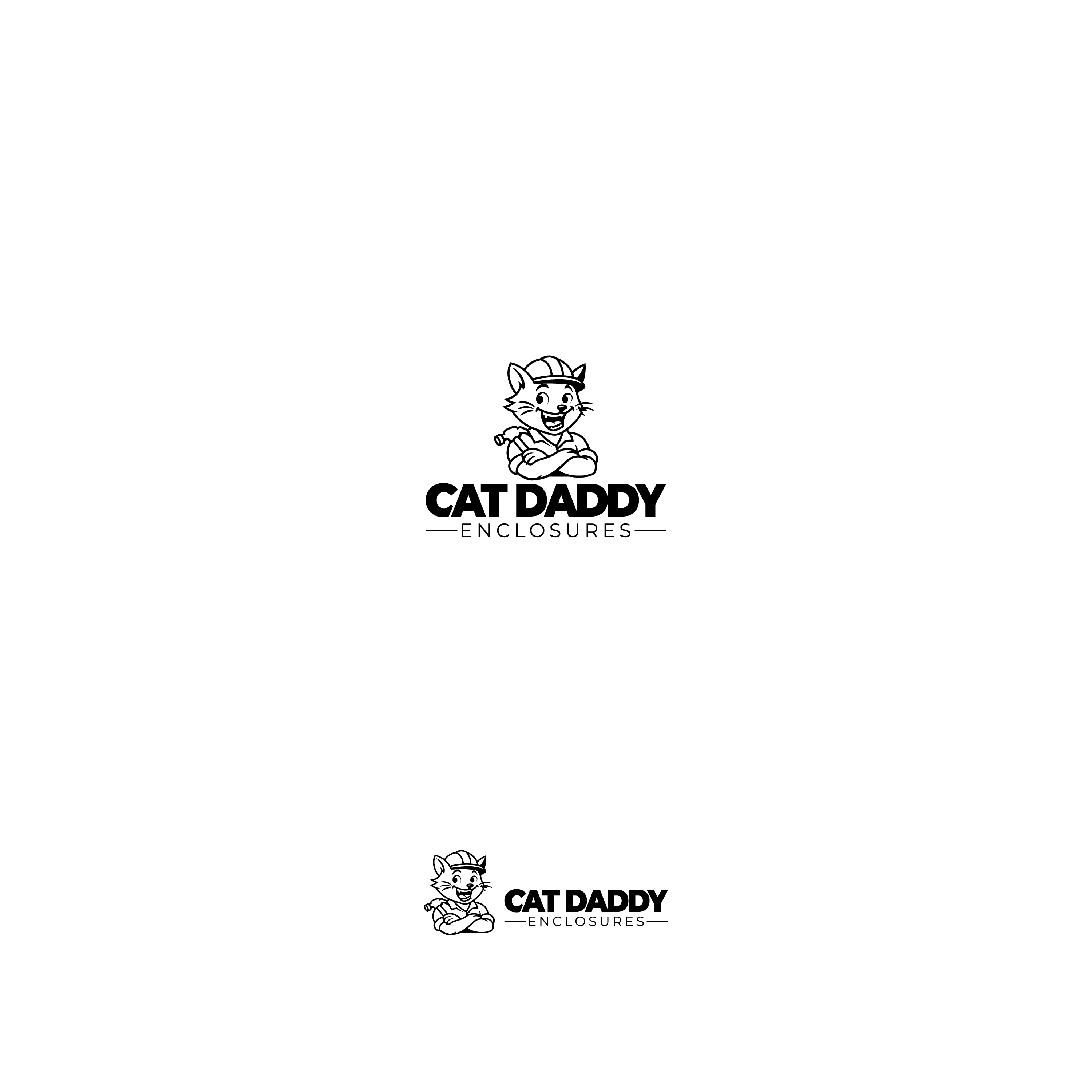 Logo Design by arcoalex for Cat Daddy Enclosures | Design #35386367