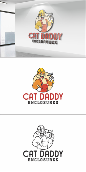 Logo Design by Robert Macwan for Cat Daddy Enclosures | Design: #35377236