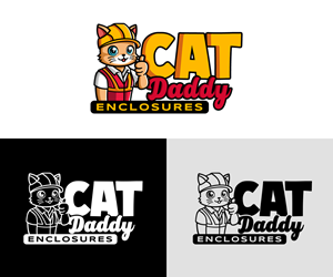 Logo Design by cheez_O for Cat Daddy Enclosures | Design: #35356875