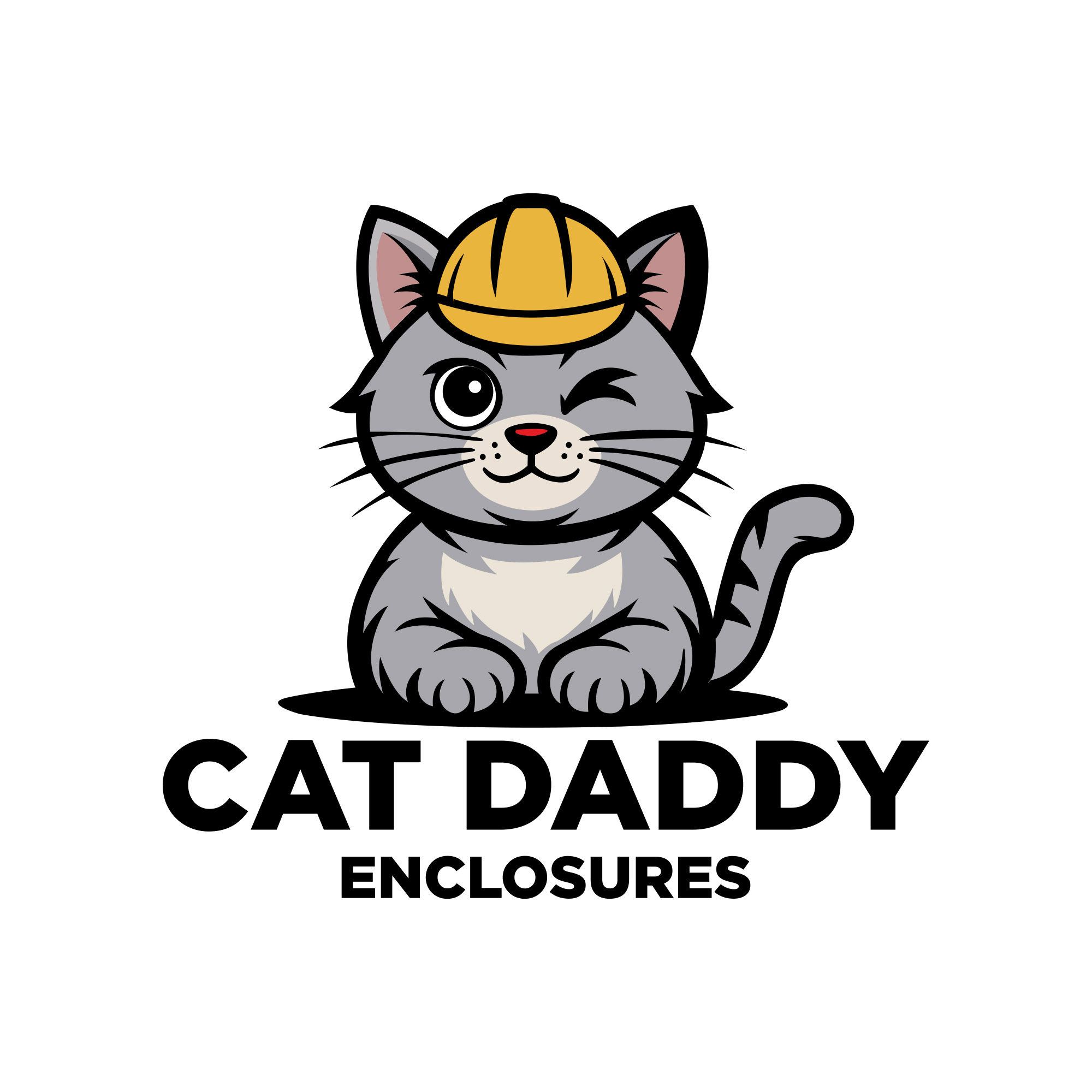Logo Design by Ziyab Khan for Cat Daddy Enclosures | Design #35359939