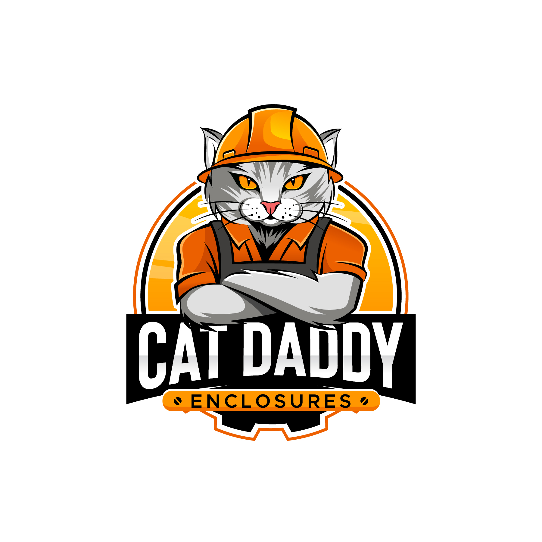 Logo Design by debdesign for Cat Daddy Enclosures | Design #35365427