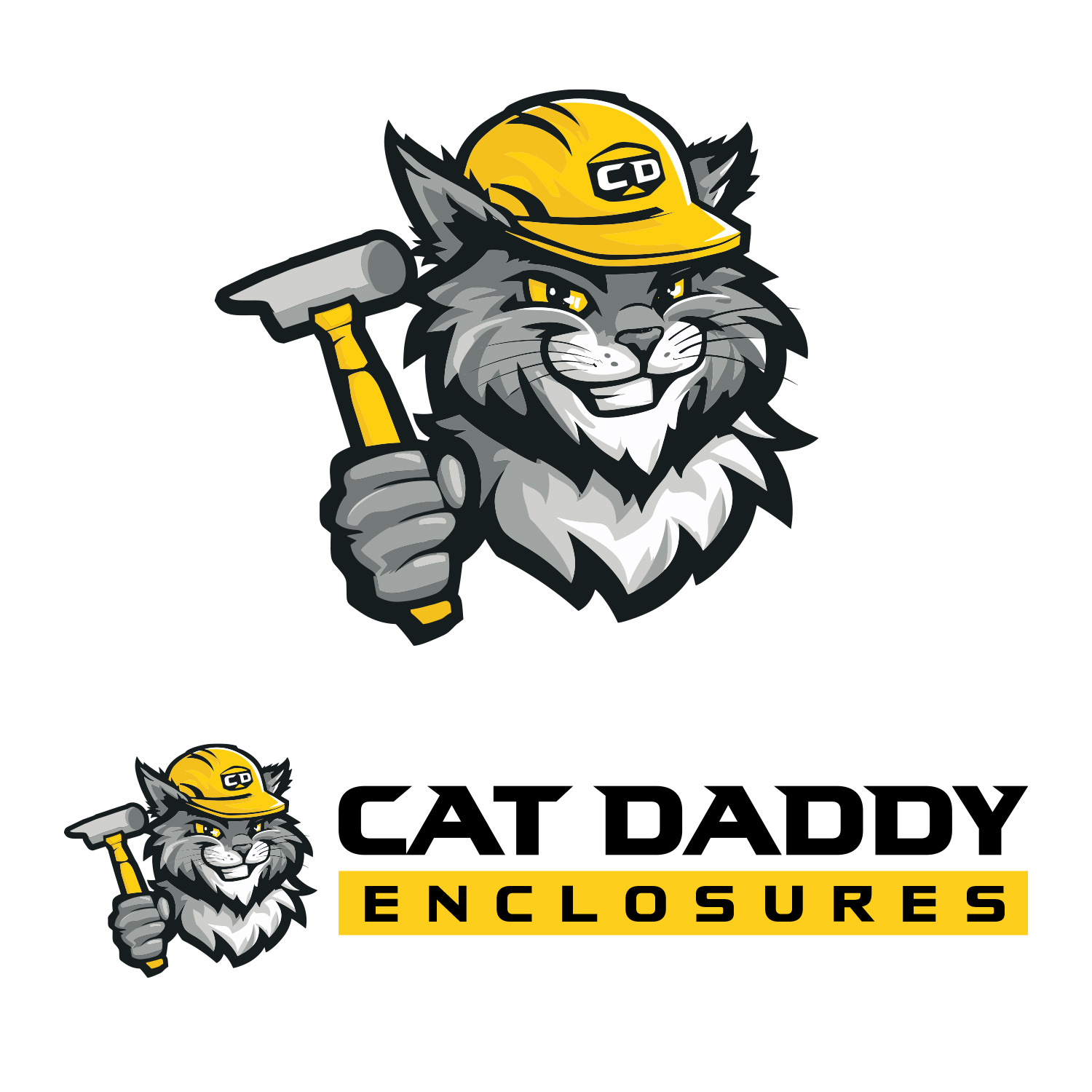 Logo Design by Valtti Design for Cat Daddy Enclosures | Design #35382498