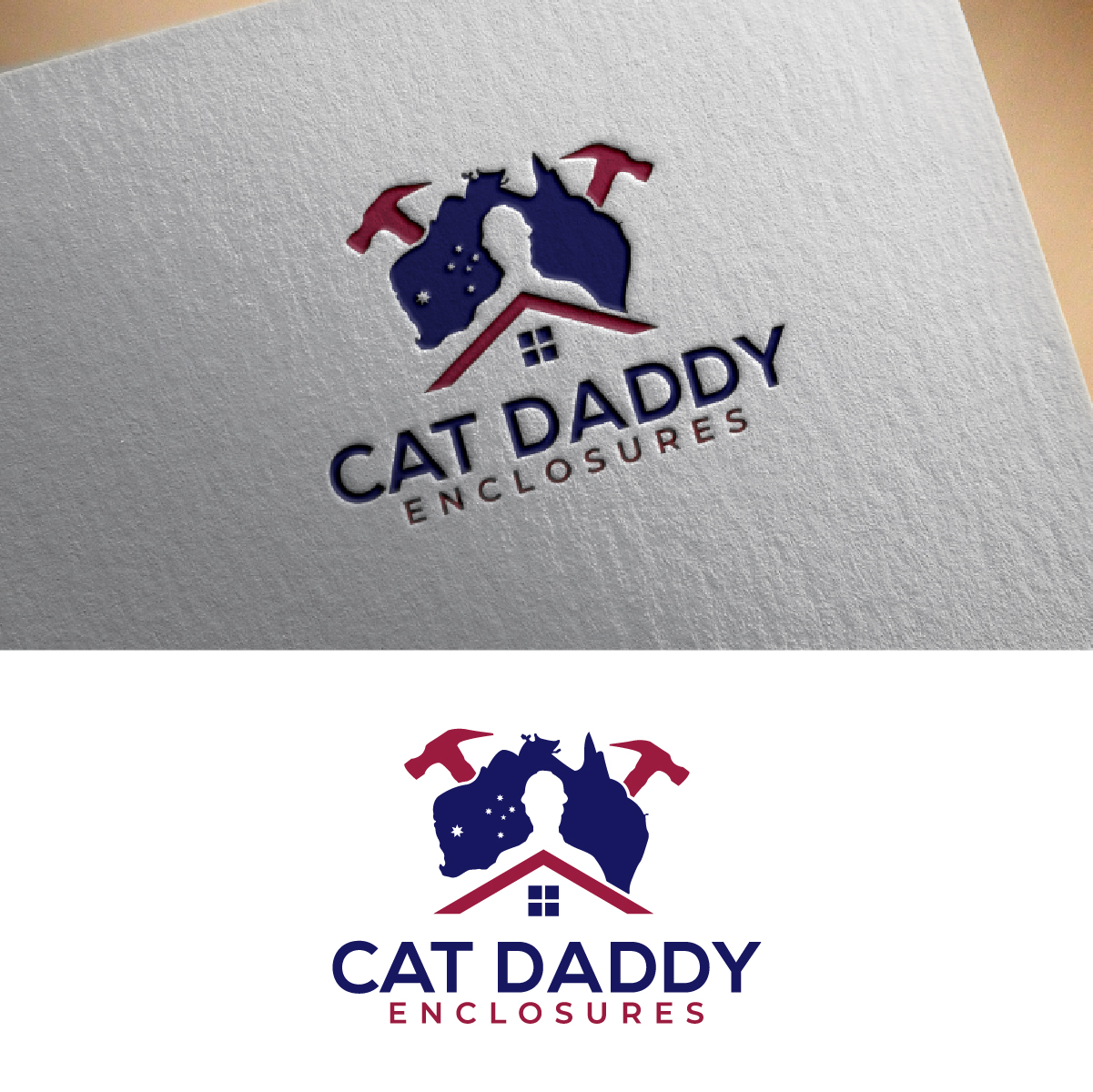 Diseño de Logo por fly  design para Cat Daddy Enclosures | Diseño #35359792