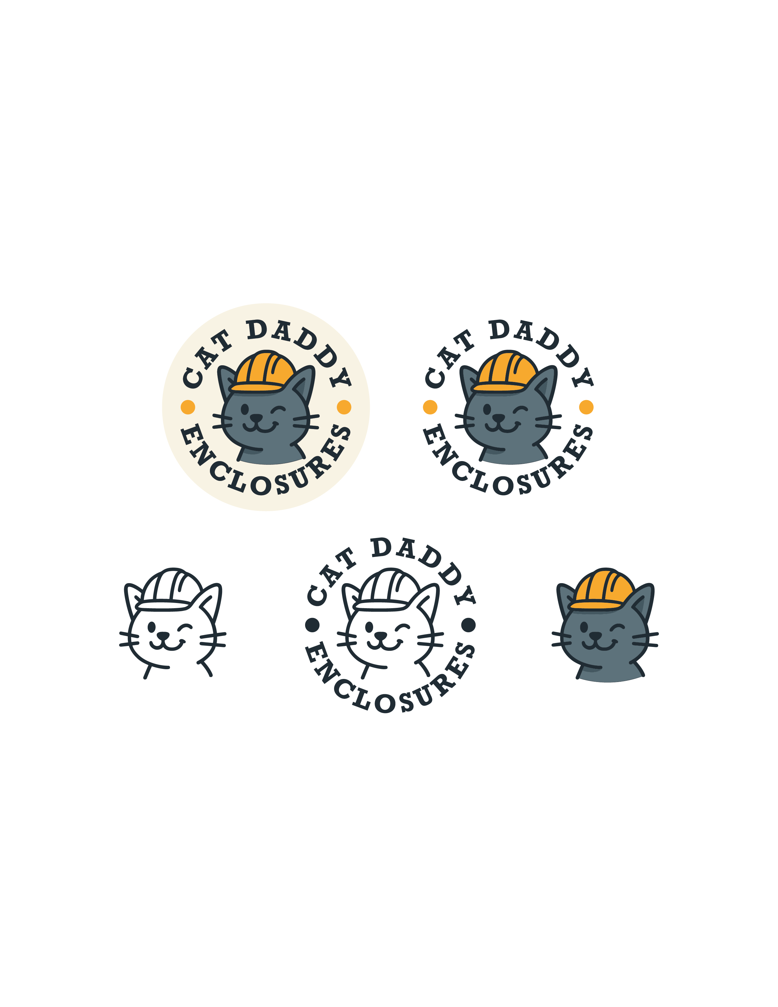 Logo Design by Filo F for Cat Daddy Enclosures | Design #35356742