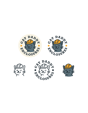Logo Design by Filo F for Cat Daddy Enclosures | Design: #35356742