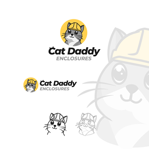 Logo Design by Maystro for Cat Daddy Enclosures | Design #35358378
