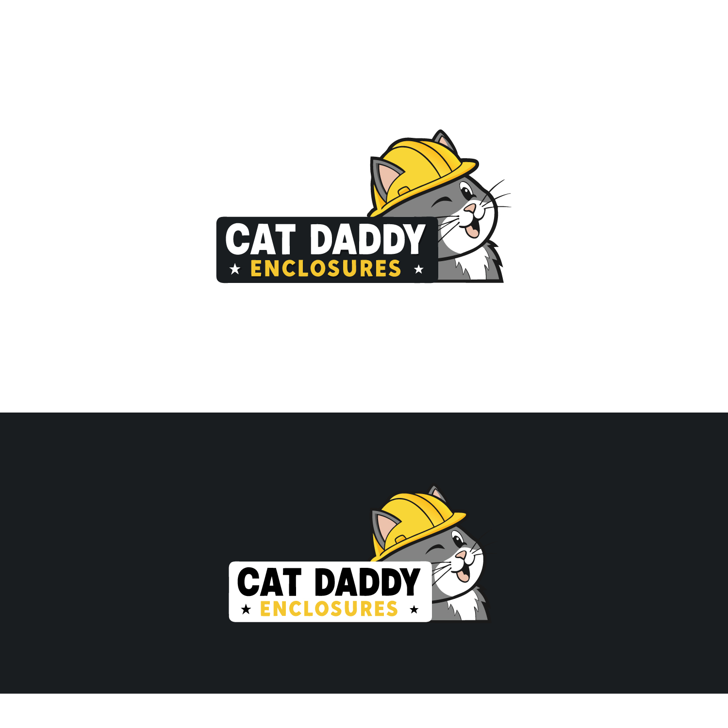 Logo Design by Haja_H2 for Cat Daddy Enclosures | Design #35357500