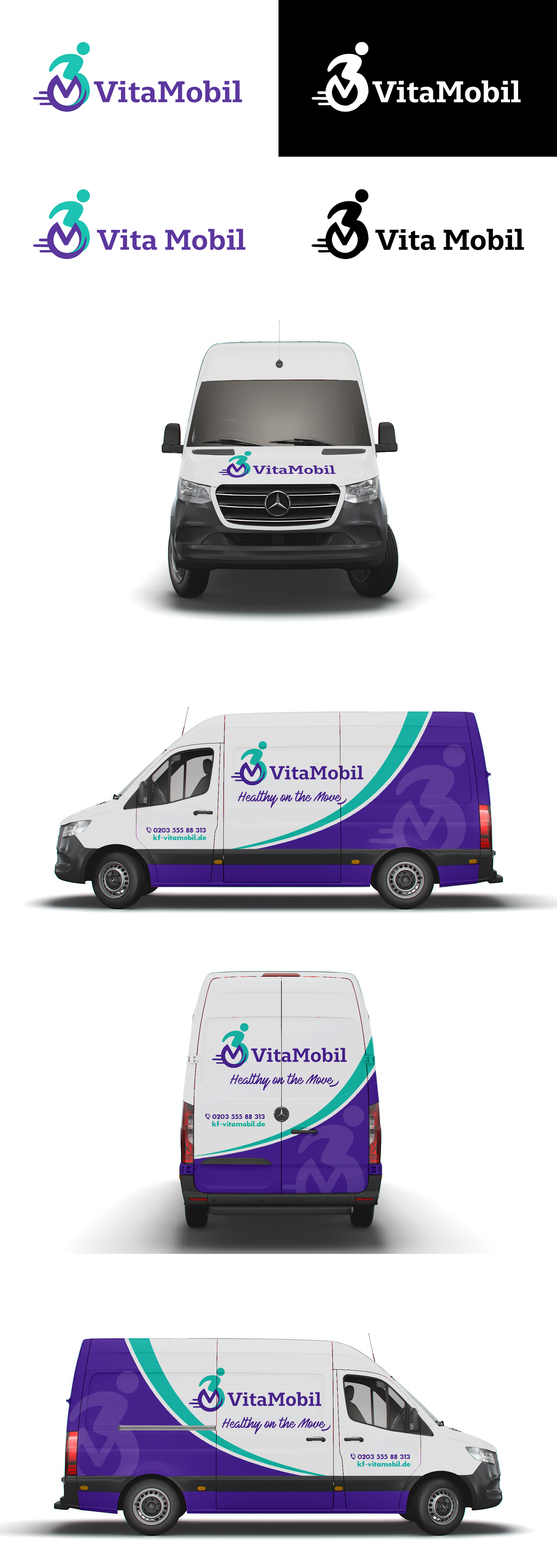 Logo Design by ANGGI MAULANA PRAKOSO for Krankenfahrten Nord GmbH | Design #35382859