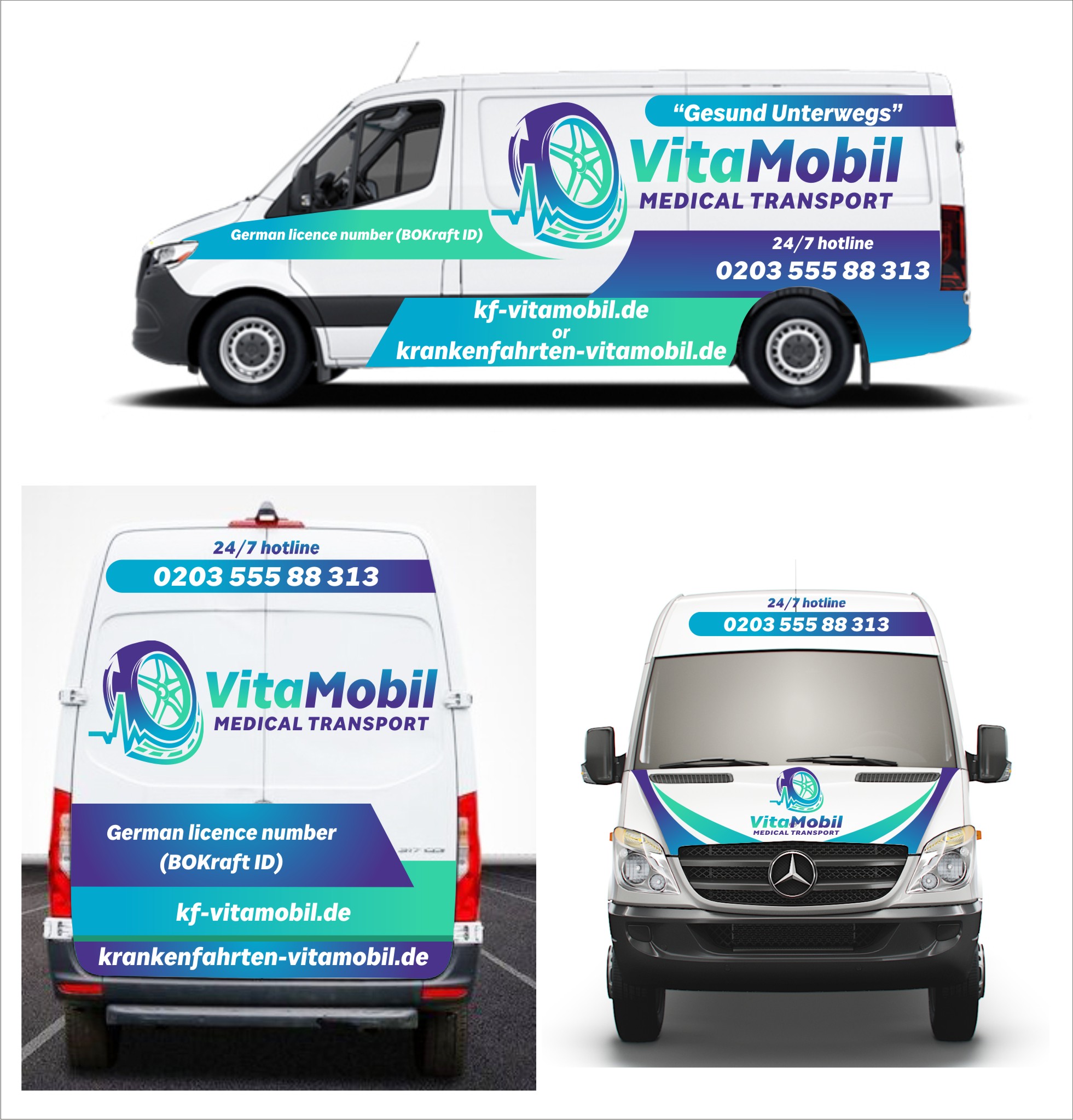 Diseño de Logo por Soul Light para Krankenfahrten Nord GmbH | Diseño #35361222