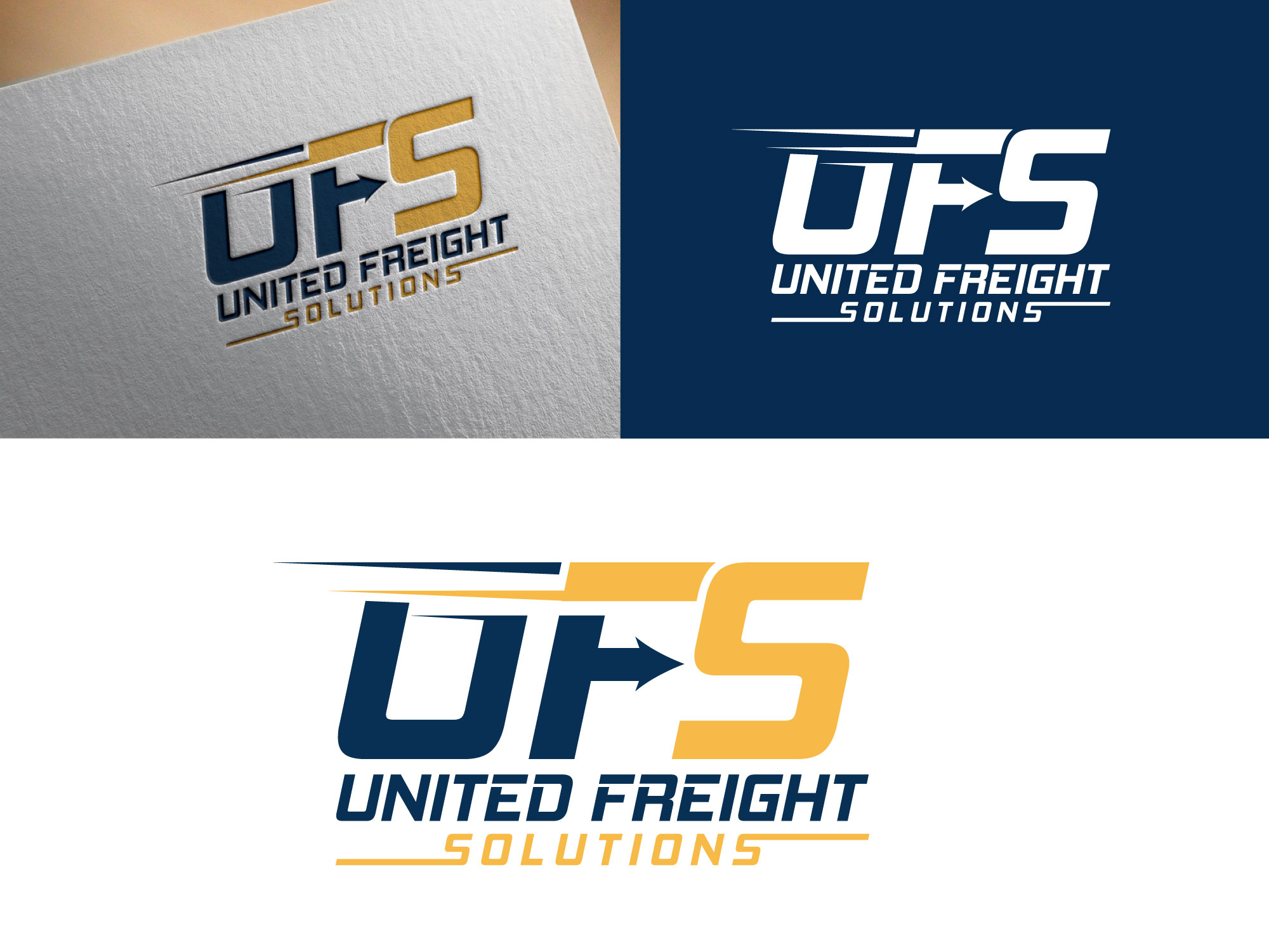 Logo Design by amran mollaa for United Freight Solutions  | Design #35365733