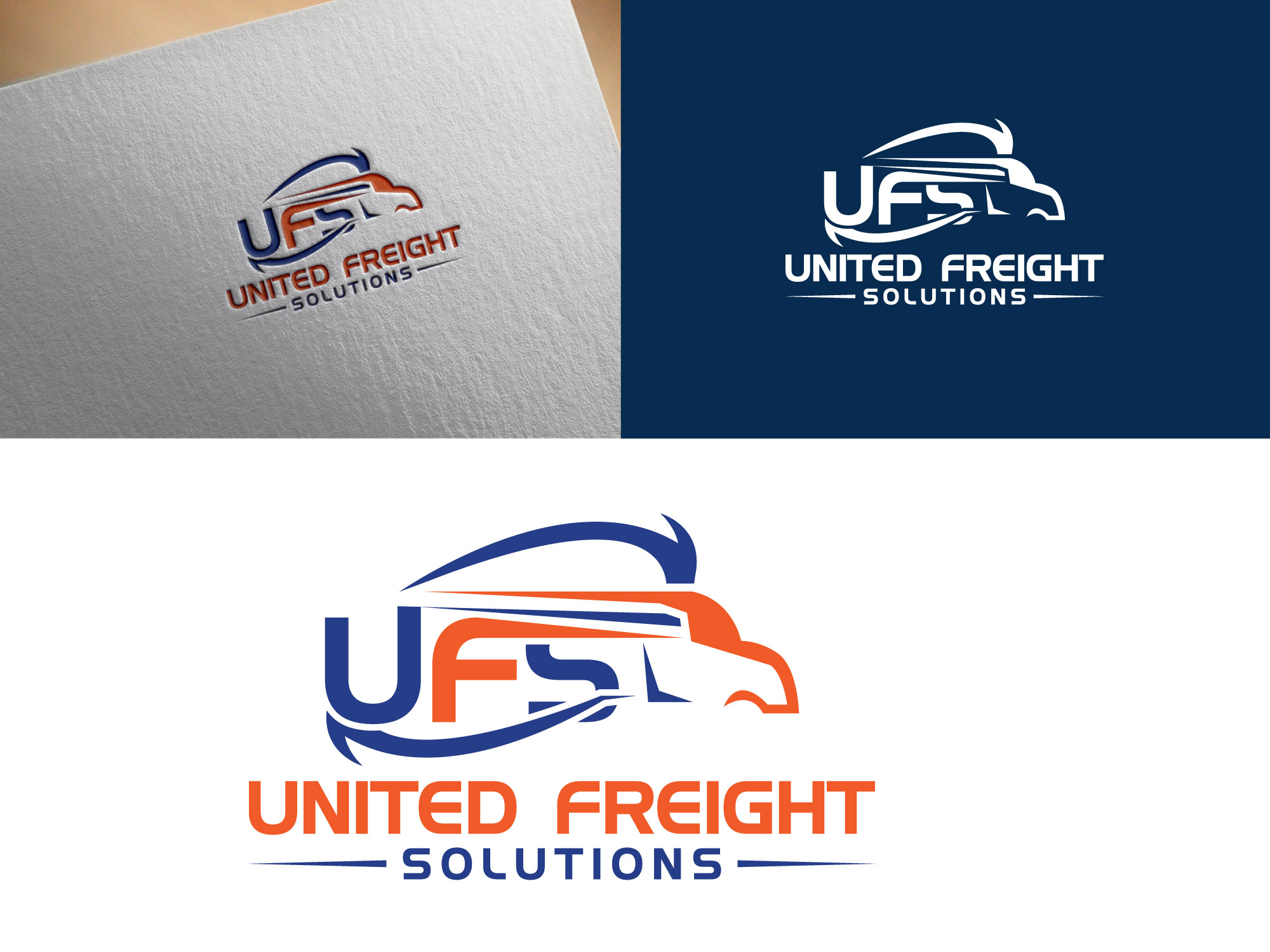 Logo Design by amran mollaa for United Freight Solutions  | Design #35366012