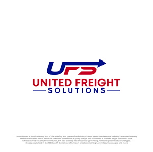 Logo Design by Ura Designs for United Freight Solutions  | Design: #35370001