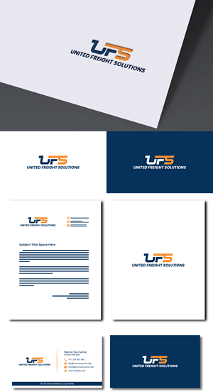 Logo Design by Zaid Al Faqih for United Freight Solutions  | Design: #35374182