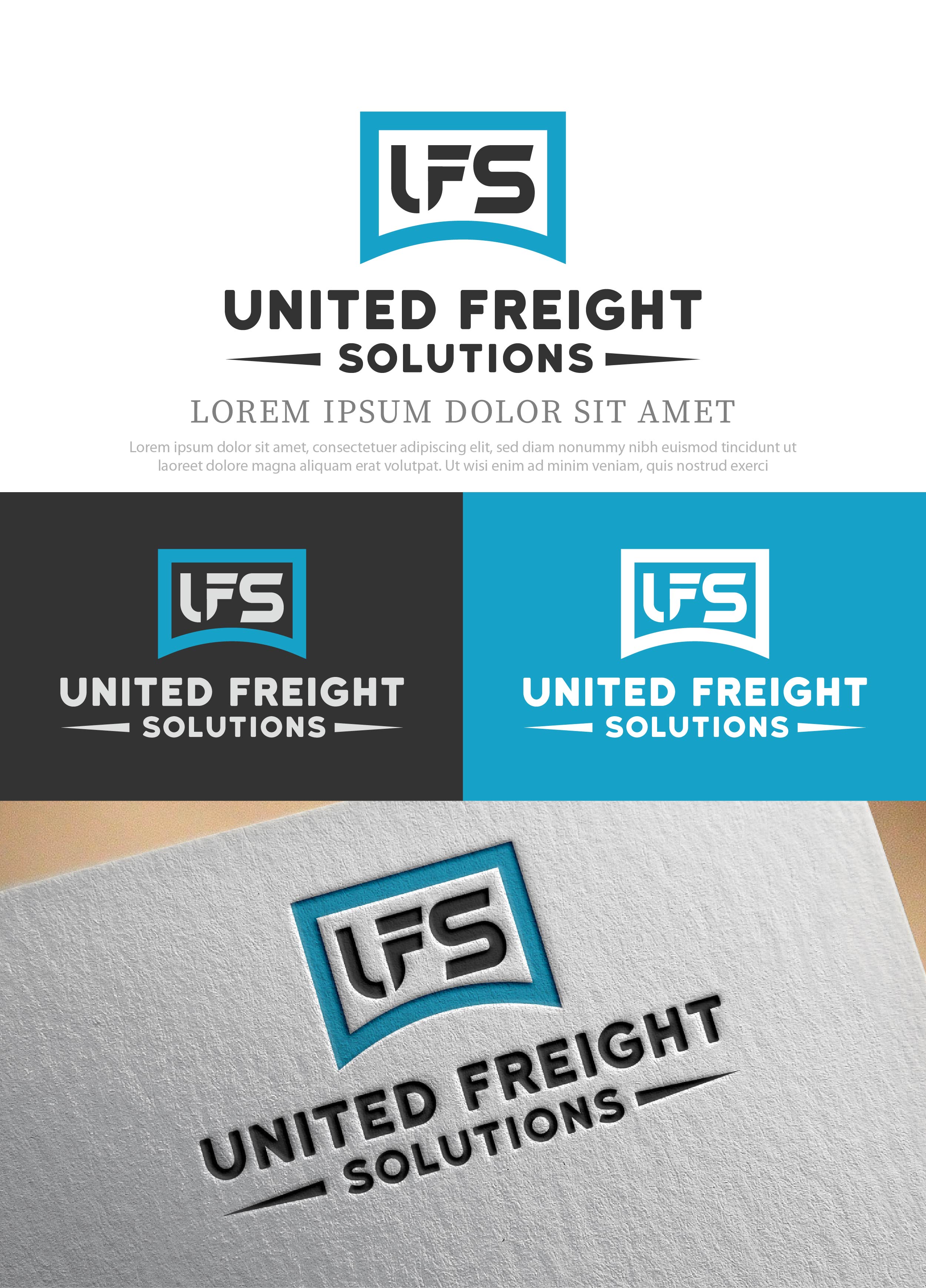 Logo Design by NasarLogo for United Freight Solutions  | Design #35368255