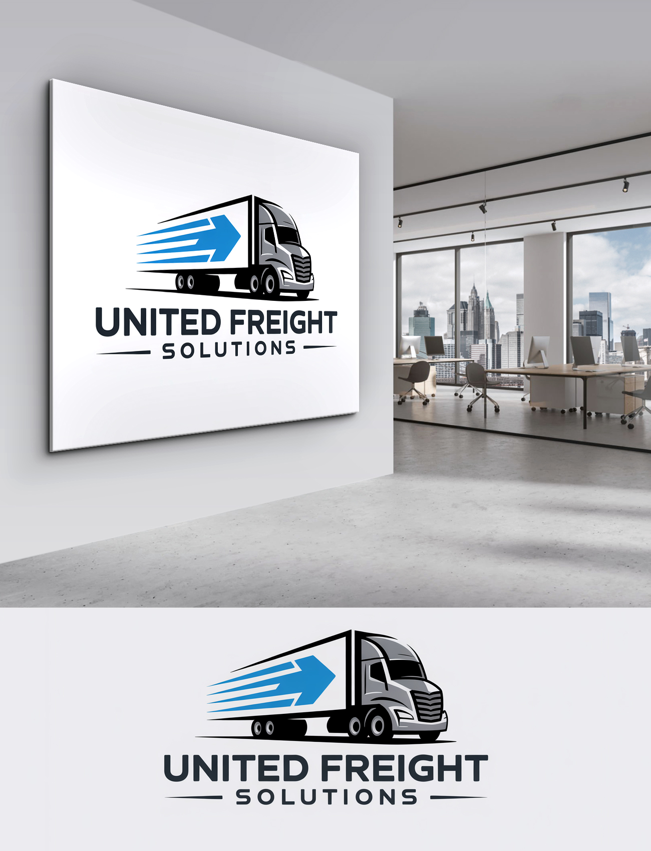 Logo Design by Fiona sky for United Freight Solutions  | Design #35361937