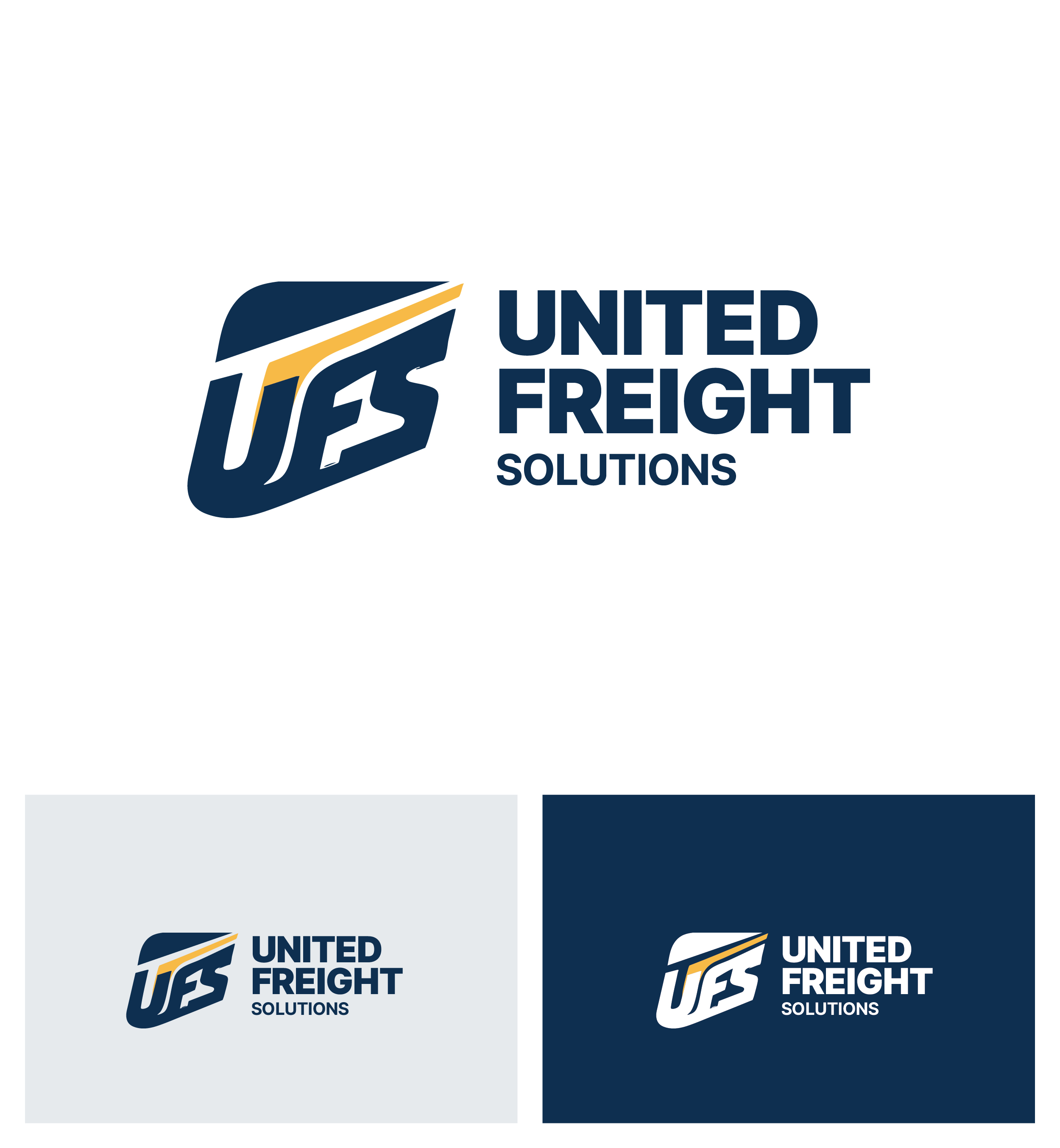 Logo Design by MAHRaju for United Freight Solutions  | Design #35373069