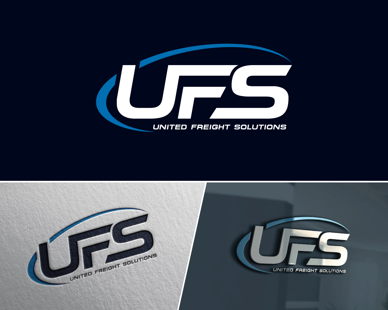 Logo Design by Atec for United Freight Solutions  | Design: #35370642