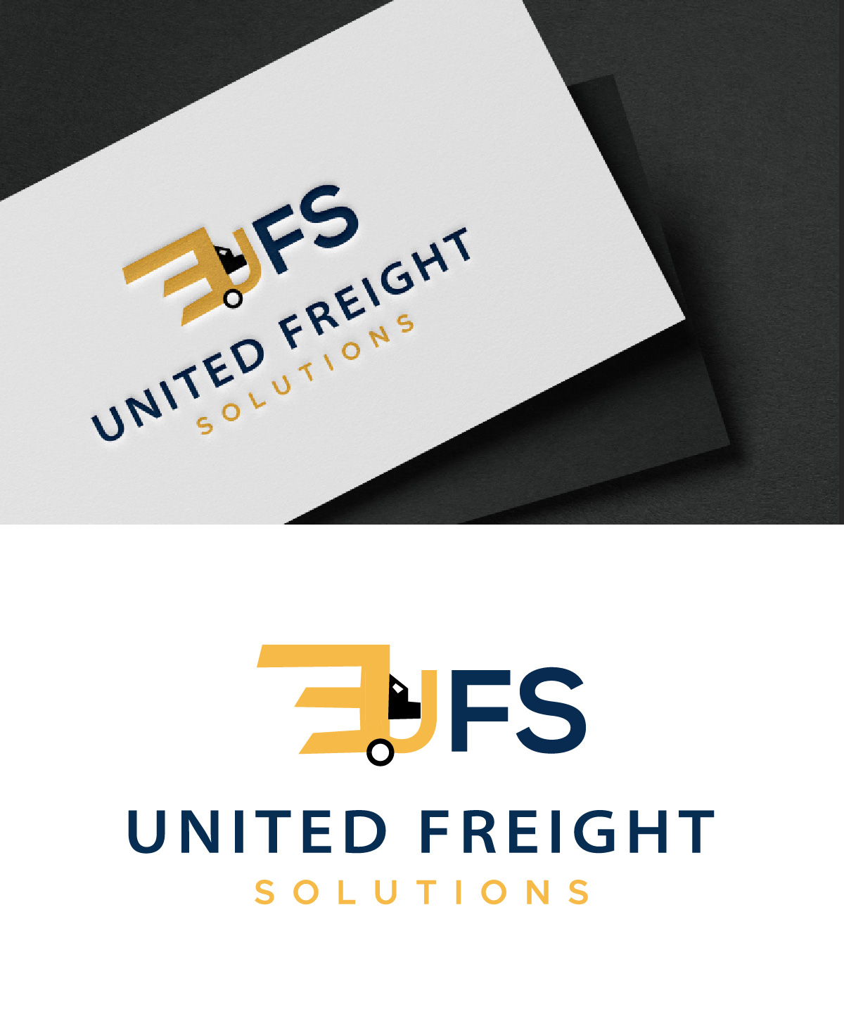 Logo-Design von fly  design für United Freight Solutions  | Design #35365576